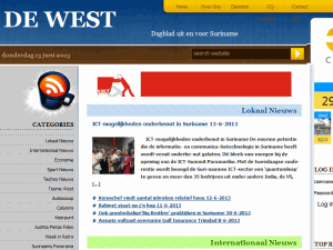 De West - home page