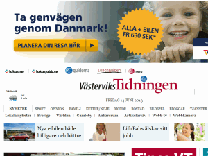 Västerviks-Tidningen - home page