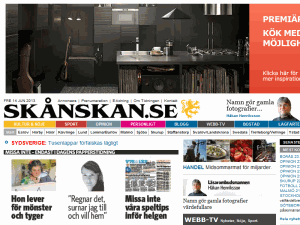 Skånska Dagbladet - home page