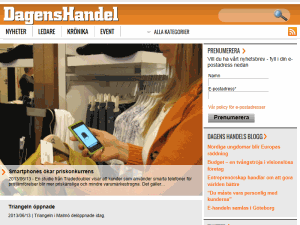Dagens Handel - home page