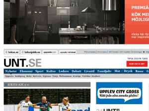 Upsala Nya Tidning - home page