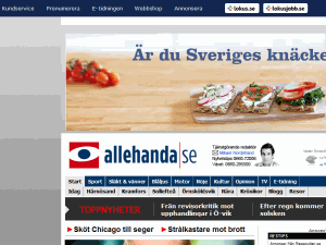 Tidningen Ångermanland och Örnsköldsviks Allehanda  - home page