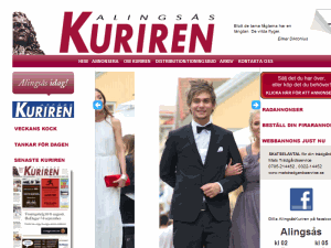 Alingsås Kuriren - home page