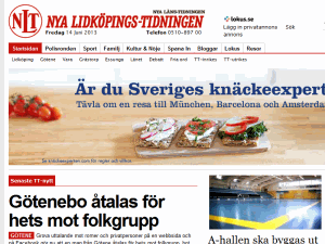 Nya Lidköpings-Tidningen - home page