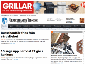 Ulricehamns Tidning - home page