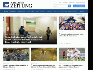 Aargauer Zeitung - home page