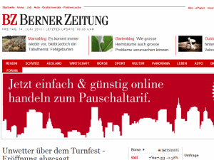 Berner Zeitung - home page