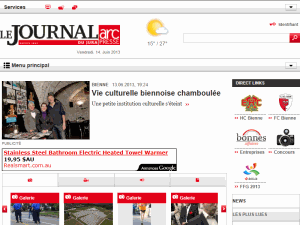Journal du Jura - home page
