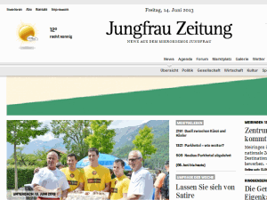 Jungfrau Zeitung - home page