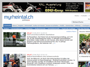 Rheintalische Volkszeitung - home page
