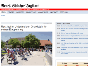 Neues B&uuml;lacher Tagblatt - home page