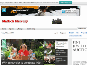 Matlock Mercury - home page