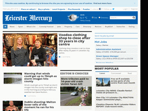 Leicester Mercury - home page