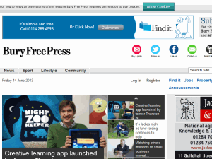Bury Free Press - home page