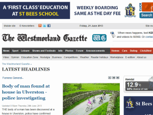 The Westmorland Gazette - home page