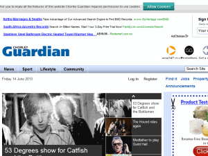 Chorley Guardian - home page