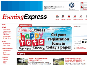 Evening Express - home page