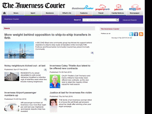 Inverness Courier - home page