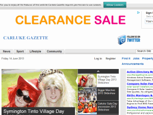 Carluke Gazette - home page