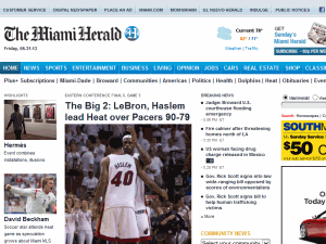 The Miami Herald - home page