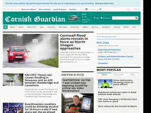 The Cornish Guardian - home page