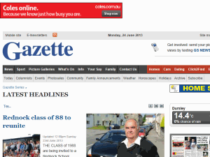 Gloucestershire Gazette - home page
