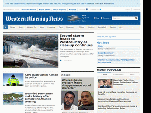 Western Morning News - home page