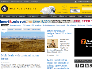 Billings Gazette - home page