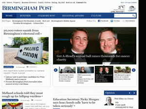 Birmingham Post - home page