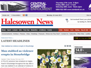 Halesowen News - home page