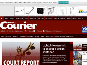 Evening Courier - home page