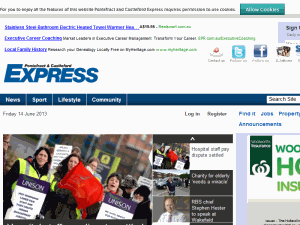Pontefract and Castleford Express - home page