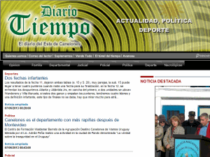 Diário Tiempo - home page