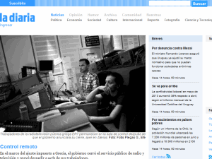 La Diaria - home page