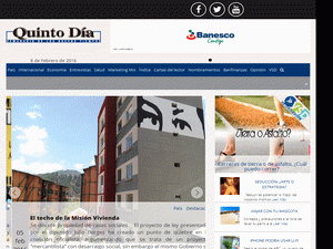 Quinto Dia - home page