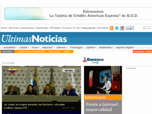 Ultimas Not&iacute;cias - home page