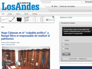 Diário de los Andes - home page