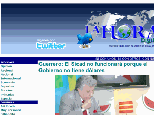 La Hora - home page