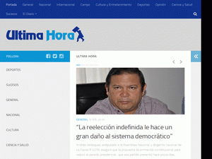 Ultima Hora - home page