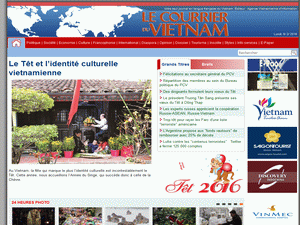 Le Courrier du Vietnam - home page
