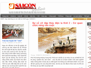 Sai Gon Giai Phong - home page