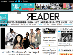 Chicago Reader - home page