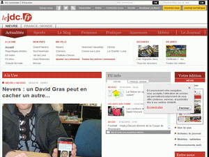 Le Journal du Centre - home page