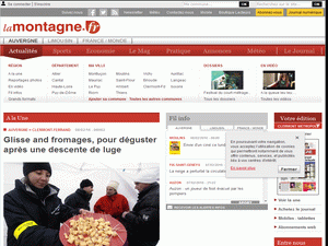 La Montagne - home page