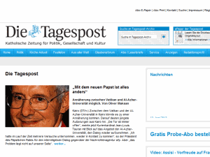 Die Tagespost - home page