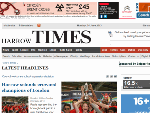 Harrow Times - home page