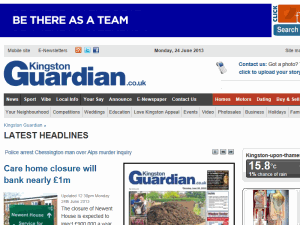 Kingston Guardian - home page