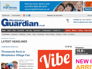 Wimbledon Guardian - home page