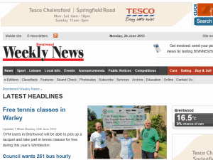 Brentwood Weekly News - home page