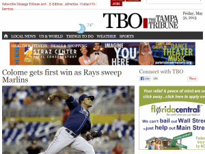 Tampa Bay Times - home page